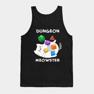 Dungeon Meowster | Dungeon Master Cat Tank Top